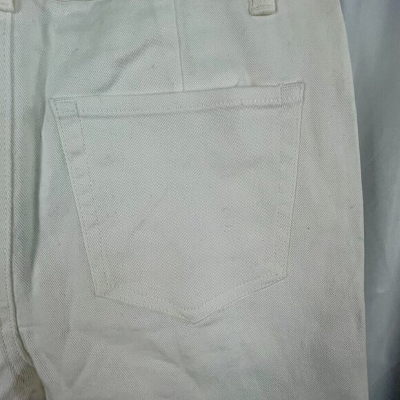 NWT MASON & BELLE White Denim Studded Cut Off Hi-Rise Shorts Size 6 / 28 Casual - Picture 8 of 12